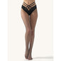 Sexy mid size mesh panties mesh socks V-waist lace sexy fishing net hollow mesh socks