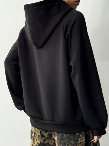 Long Sleeve Hoodie with Kangaroo Pocket