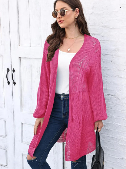 Women's Spring and Autumn New Woven Sweater Loose Casual Sweater Jacket