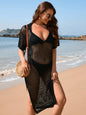 Long skirt loose solid color vacation pullover fashionable women's dress