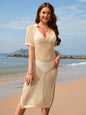 Long skirt loose solid color vacation pullover fashionable women's dress