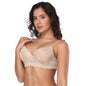 Underwear lace sexy bra thin mold cup steel ring