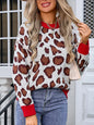 Women's pullover flower plus size sweater