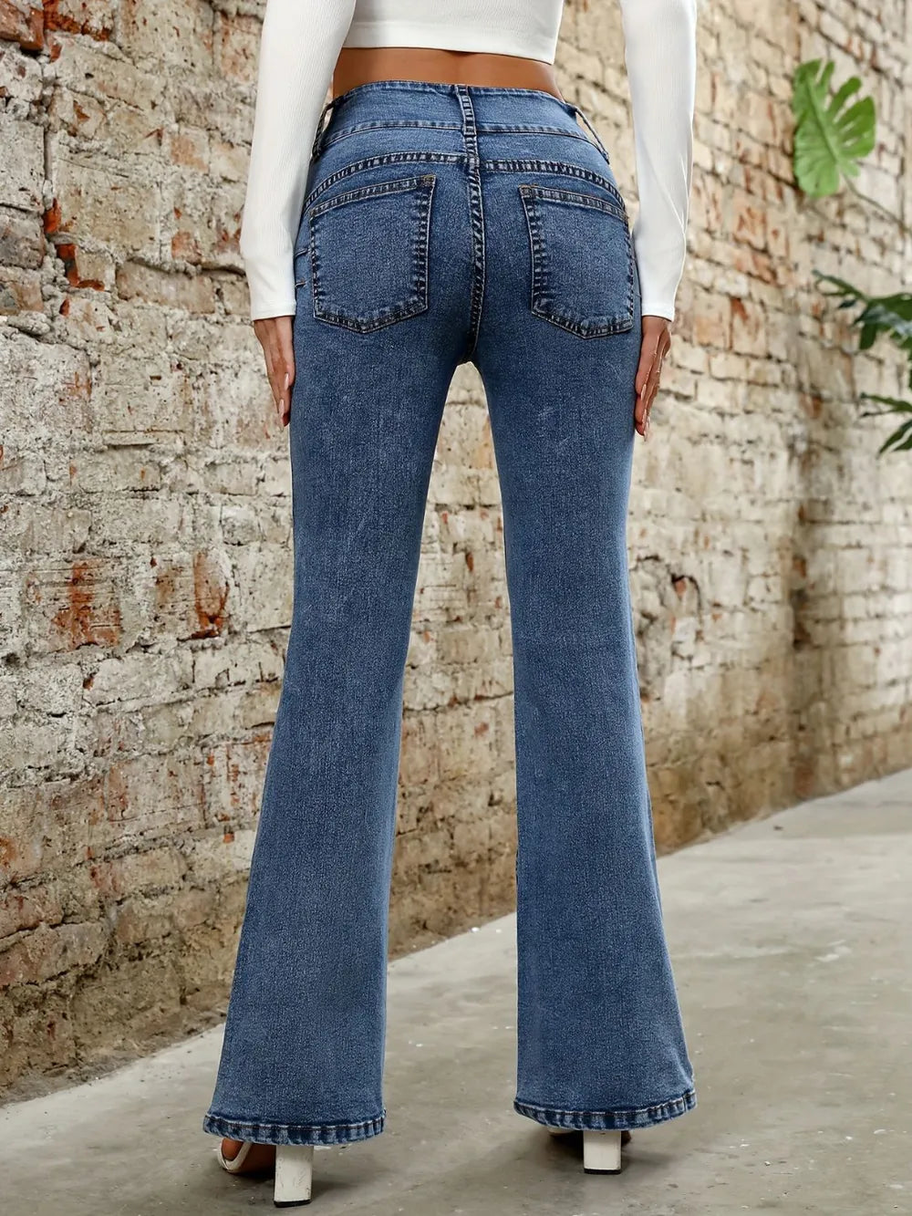 Casual Versatile Shot Micro Lanka Jeans