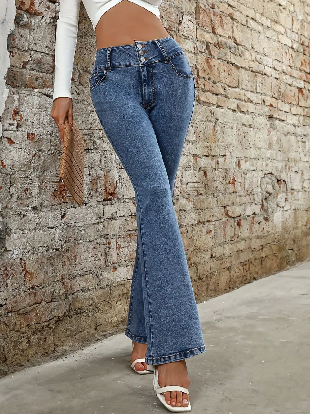 Casual Versatile Shot Micro Lanka Jeans
