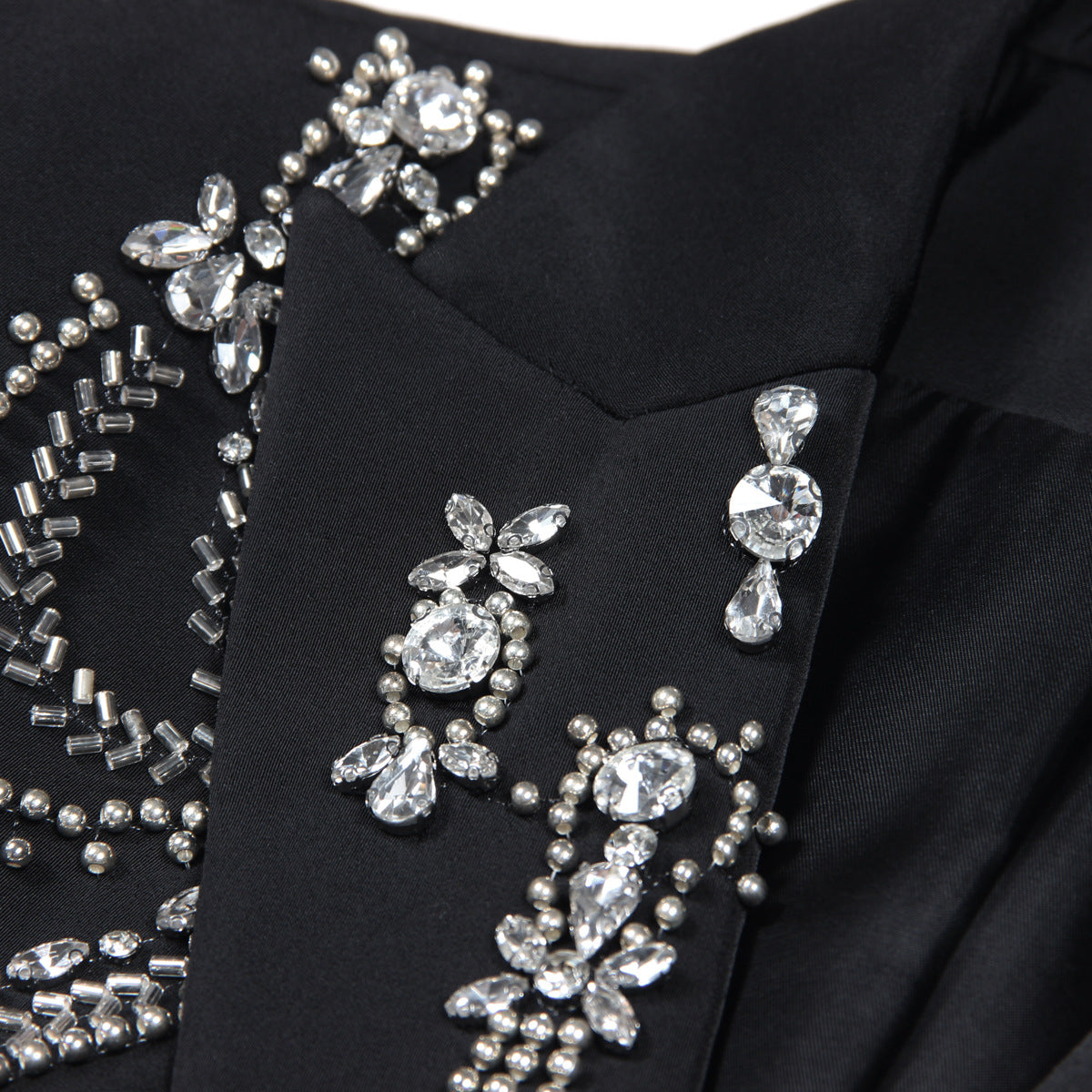 European and American style heavy industry nail bead suit jacket top suit jacket for women